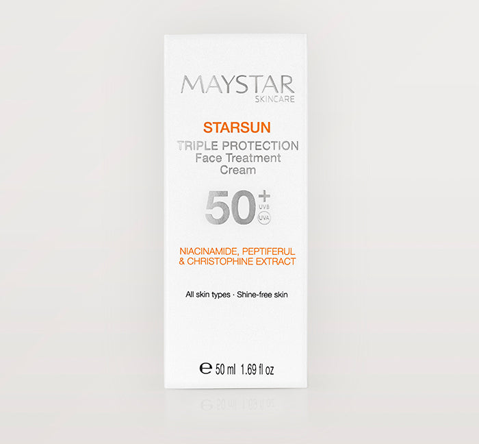 STARSUN TRIPLE PROTECTION FACE TREATMENT CREAM SPF 50+